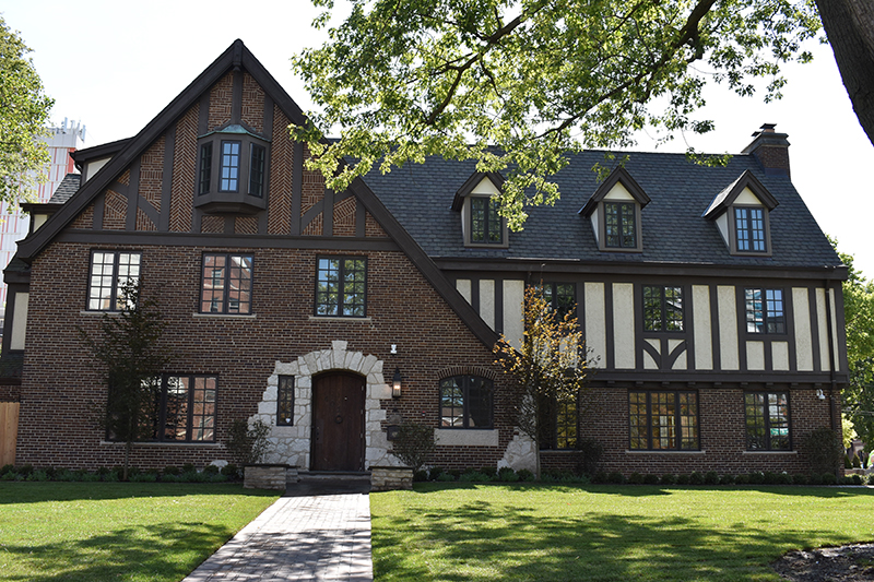 Front view of Alpha Delta Phi Chapter House