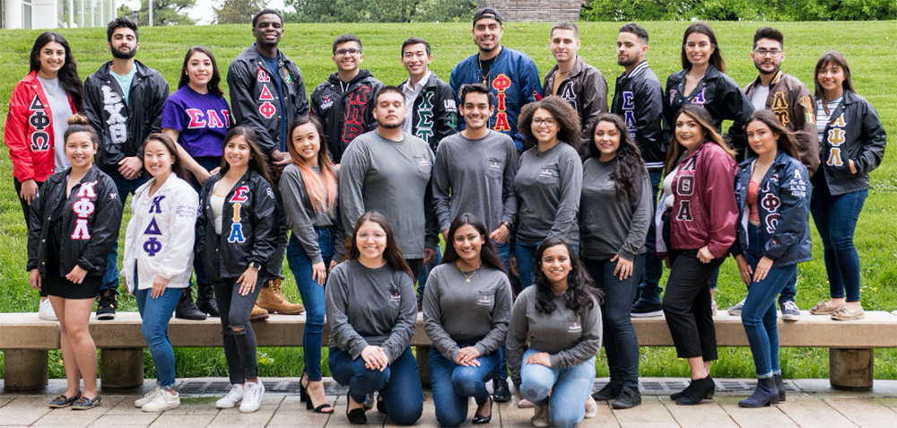 Student members of Latino/a fraternities and sororities